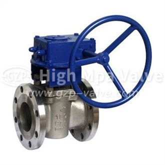 Halvfull kappe PLUG Ventil PTFE